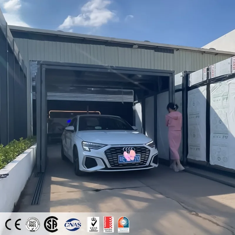 Customized Outdoor Retractable Carport Withstand Wind Rain-proof Sunroom for Car Park