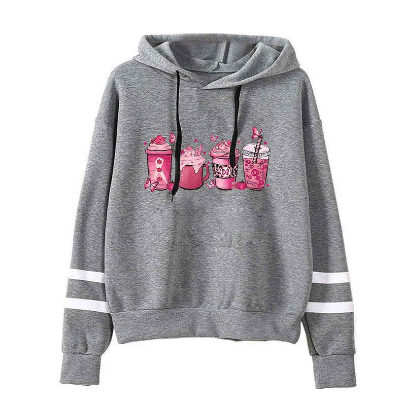 Borstkanker Bedrukte Hoodie Voor Vrouwen Mode Herfst En Winter Pullover Sunisex Creatieve Gepersonaliseerde Sweatshirts