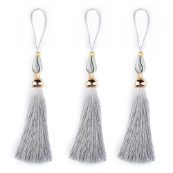 1Pc Silk Tassel do zawieszenia dekoracyjne zasłony klucz akcesoriów frędzle do taśma do marszczenia zasłon DIY Craft pomponiki