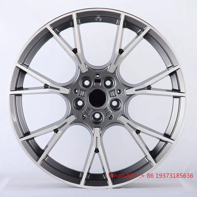 Forged 789M OEM Style Silver Finish Alloy Wheels 5X112 5X120 for BMW 3 4 5 Series M340i M3 M4 M5 20 22 24 25 Inch