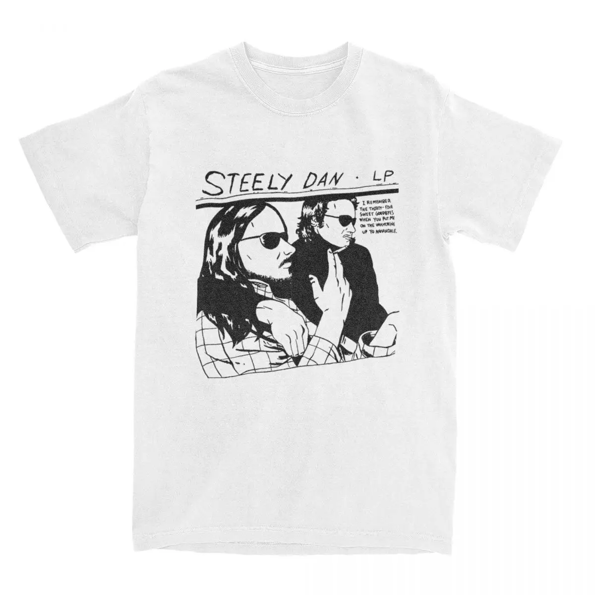 Steely Dan For Fans T-Shirt band singer Fashion T-Shirts Short Sleeves Awesome Tops Summer Pure Cotton O Neck Oversize Top Tees