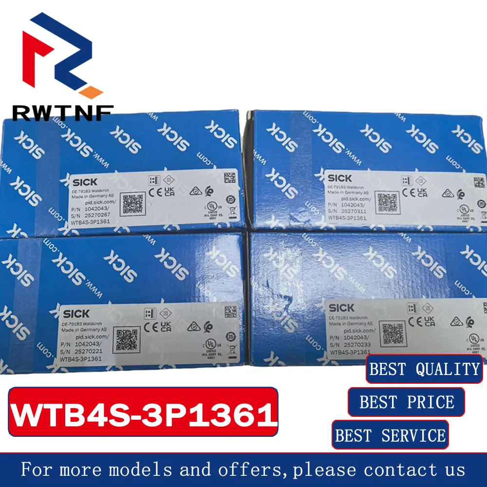 

Совершенно новый подлинный WTB4S-3P1361 SICK фотоэлектрический датчик переключателя, 100% оригинальный складской запас