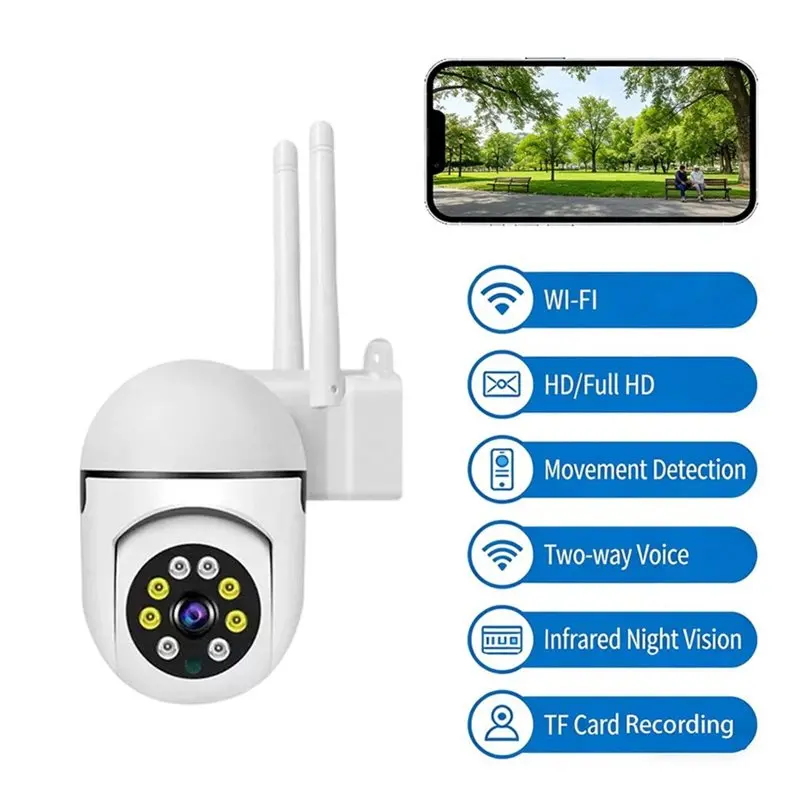 [NEW!A25P】 Wifi Camera IP65 Wireless PTZ Surveillance Camera