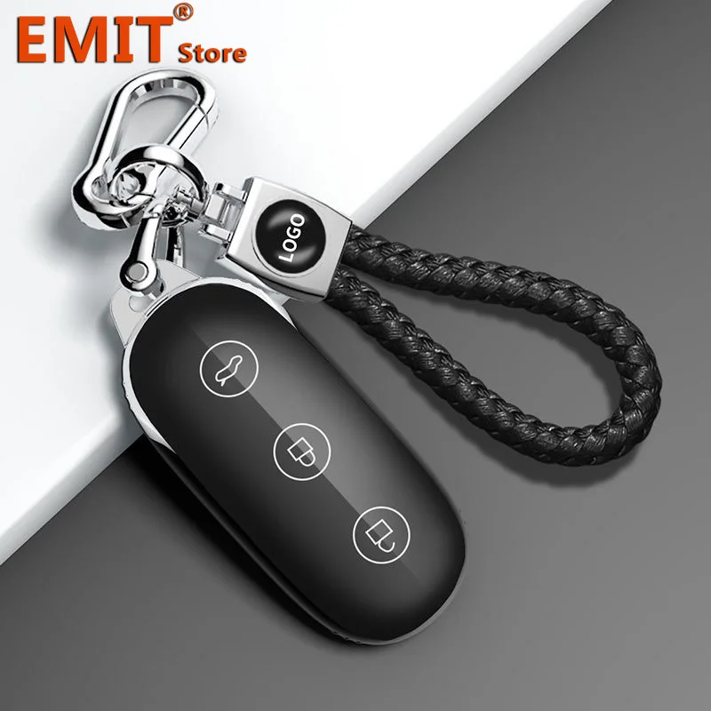 TPU Car Key Case for LEADING IDEAL Lixiang L7 L8 L9 ONE 2022 2023 Li Auto Smart Remote Holder Cover Keychain Shell Accessories