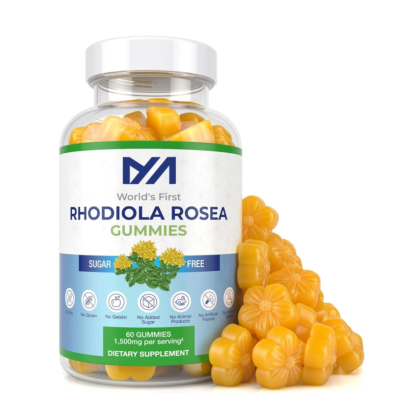 Sugar free Rhodiola gummies adapt to the original Rhodiola supplement and cortisol blocker, with performance, endurance,and mood