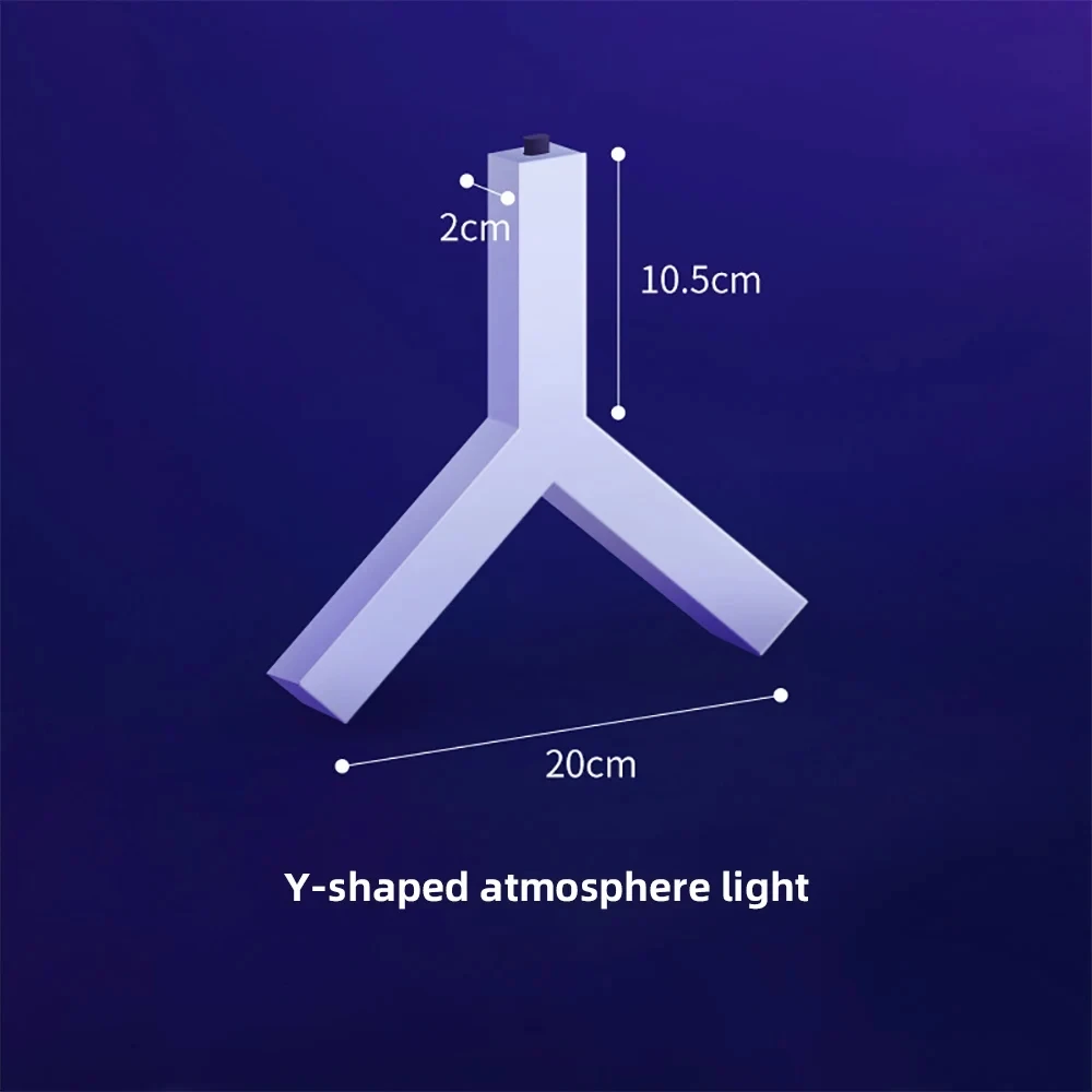 Lámpara inteligente Tuya WIFI APP Control de ritmo musical empalme luces cuánticas ambientales luz LED nocturna para decoración de dormitorio y sala de juegos