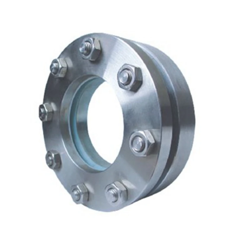 High Pressure Welding Flange Sight Window Hygienic Industrial Union Sight Glass For Pressure Vessels