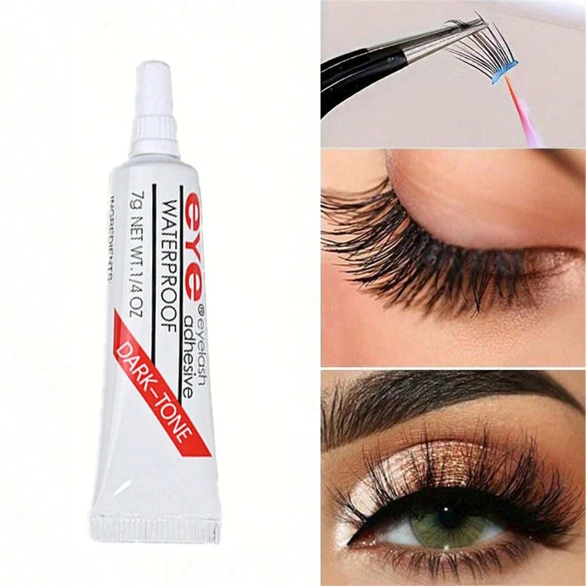 3PCS False Eyelash Glue Lash Extensions Special Waterproof Lasting Strong Glues Non-irritating Makeup Tools