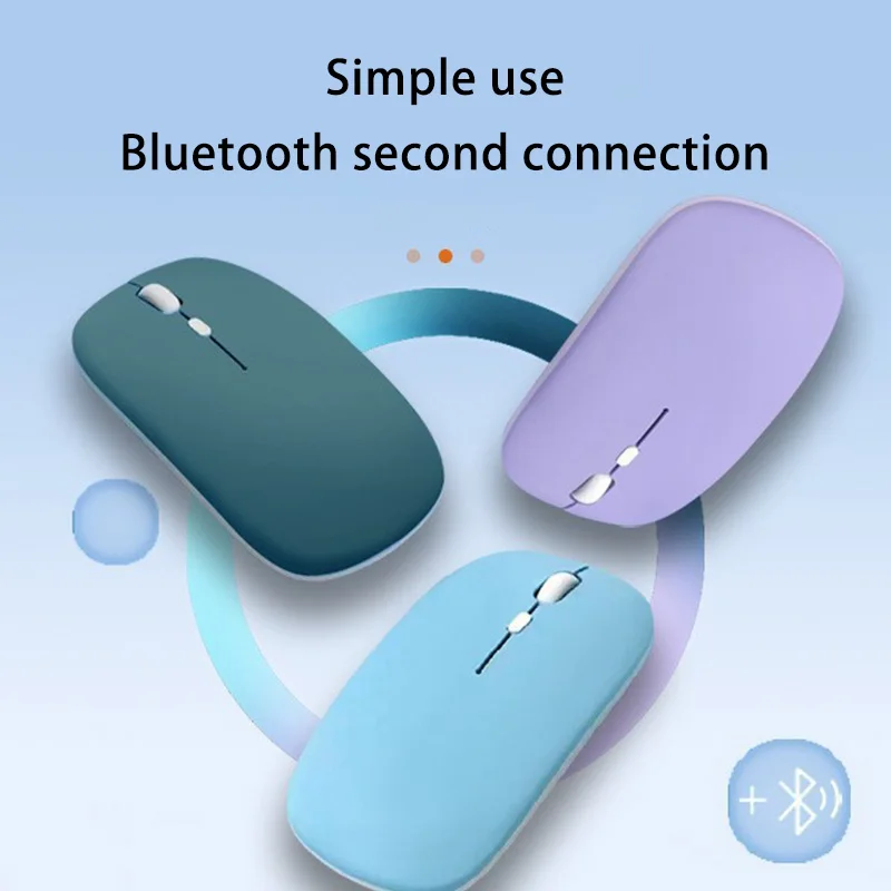 XIAOMI Bluetooth мышь беспроводная бесшумная эргономичная портативная мини-офисная мышь прочная цветная клавиатура на выбор для нескольких устройств