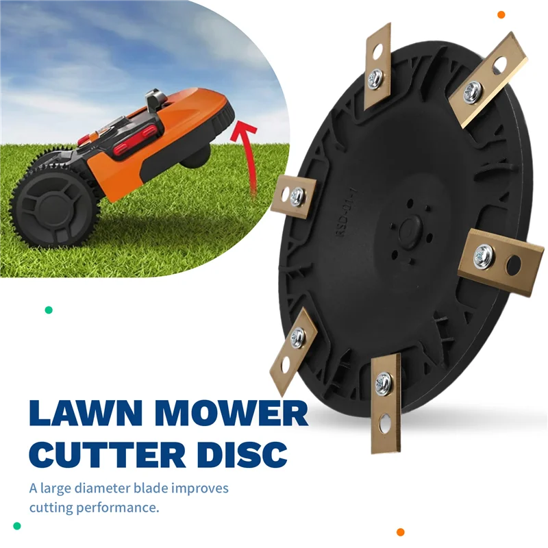 

AT43-RSD-01-1 ножевой дисковый проигрыватель для WORX Landroid S&M/Landxcape LX835/Kress KR120 роботизированная газонокосилка, резак, детали дисковой косилки