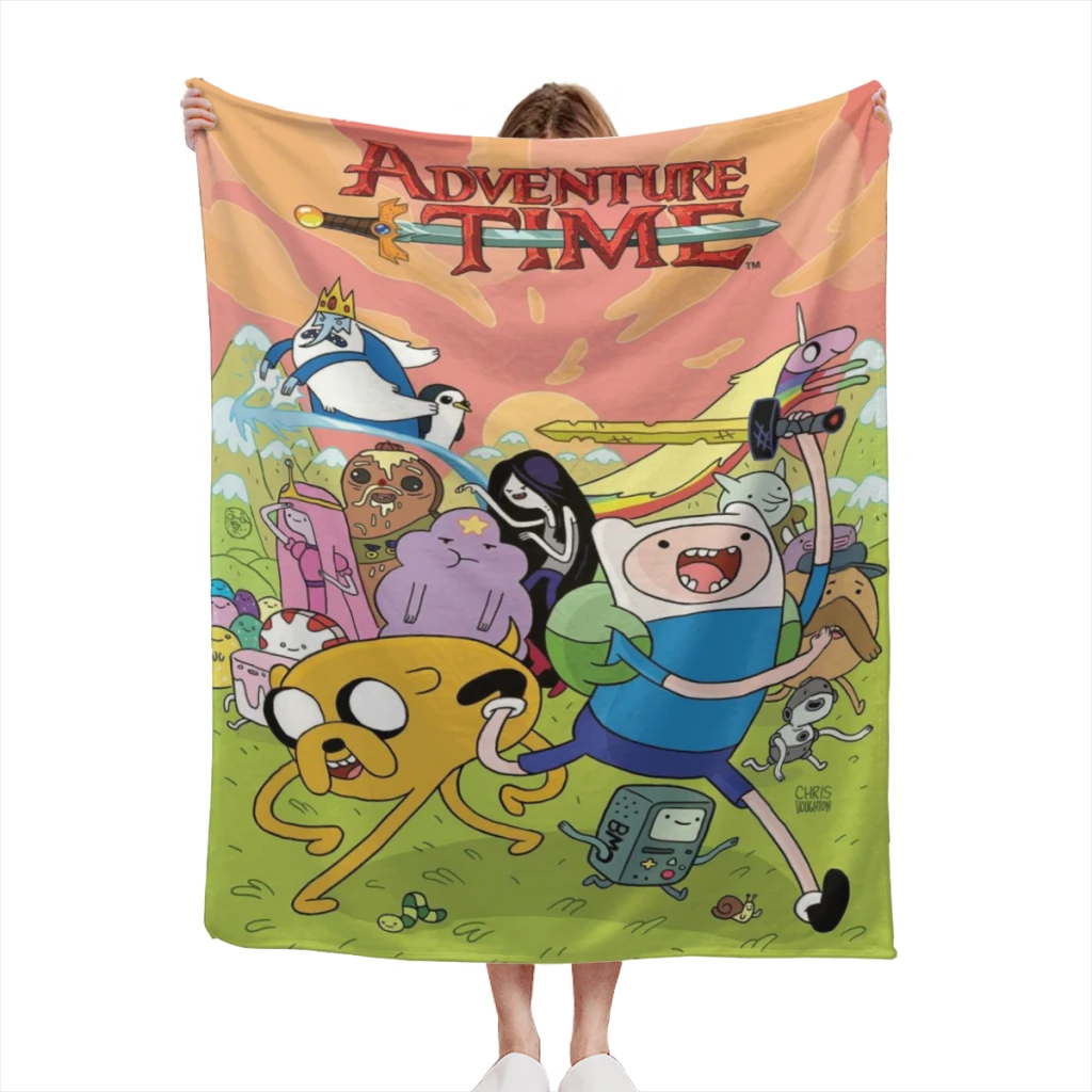 

Cartoon Funny Adventure Summer Blanket Thin Blanket Comforter Flannel Soft throw Blankets Warm Home