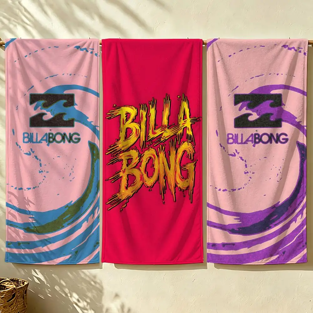 Toalla de playa marca B-Billabong, toalla de baño absorbente de secado rápido para nadar, gimnasio, camping, actividades al aire libre.