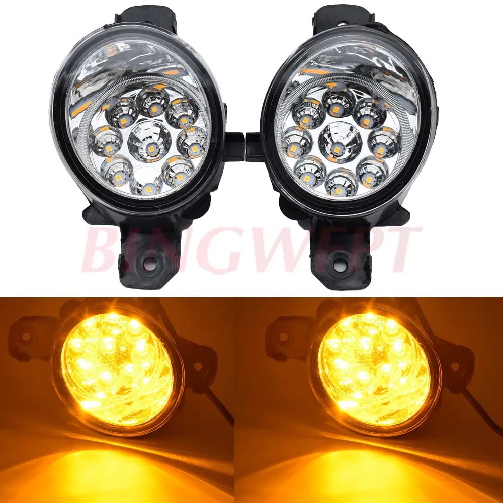 Fog Lights For Nissan X-Trail Almera Altima Versa Livina Platina March Micra K12 K13 2002-2016 Fog Light Headlight Fog Lamp