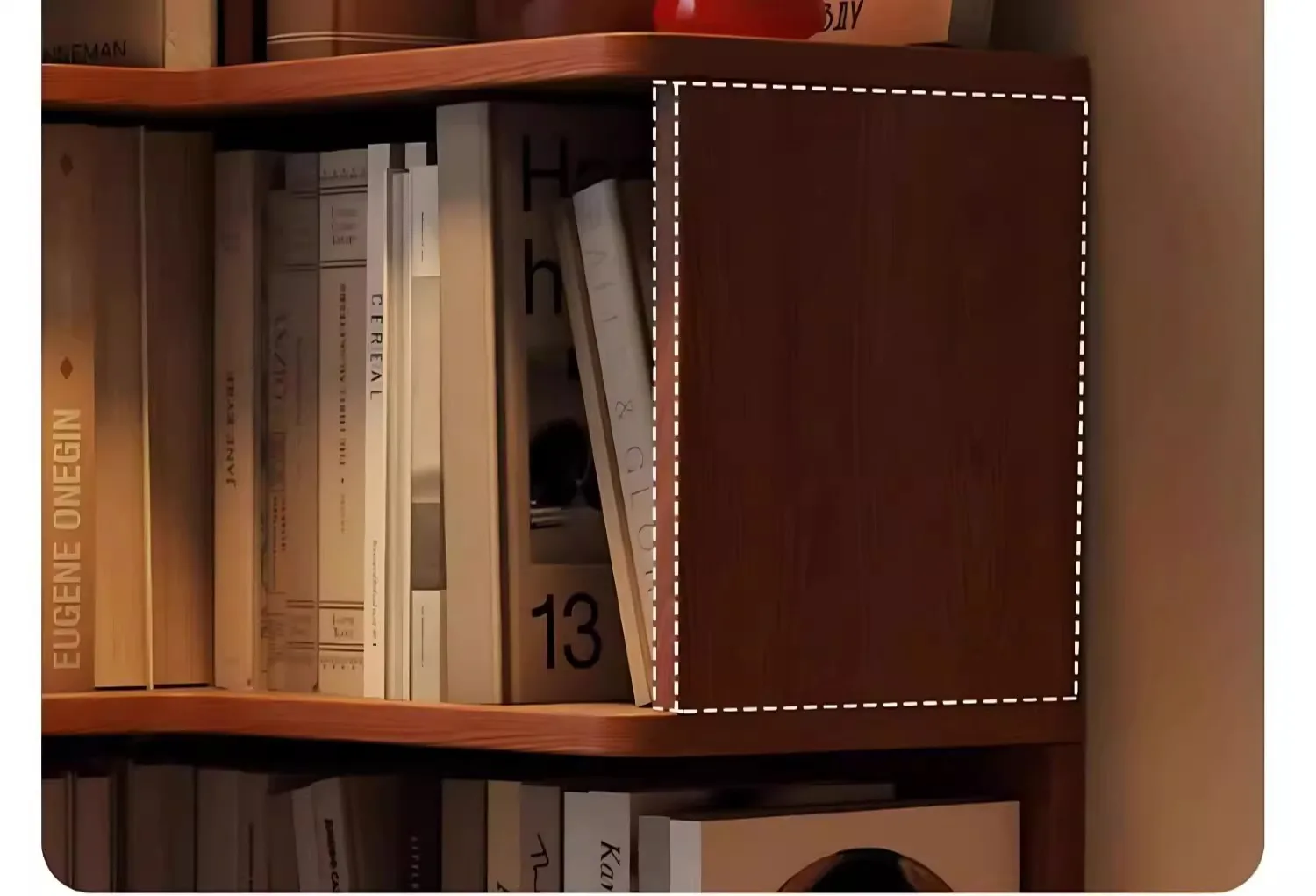 رف كتب زاوية من الخشب الصلب، رف كتب زاوية لغرفة المعيشة، رف أرضية، خزانة تخزين زاوية لغرفة النوم