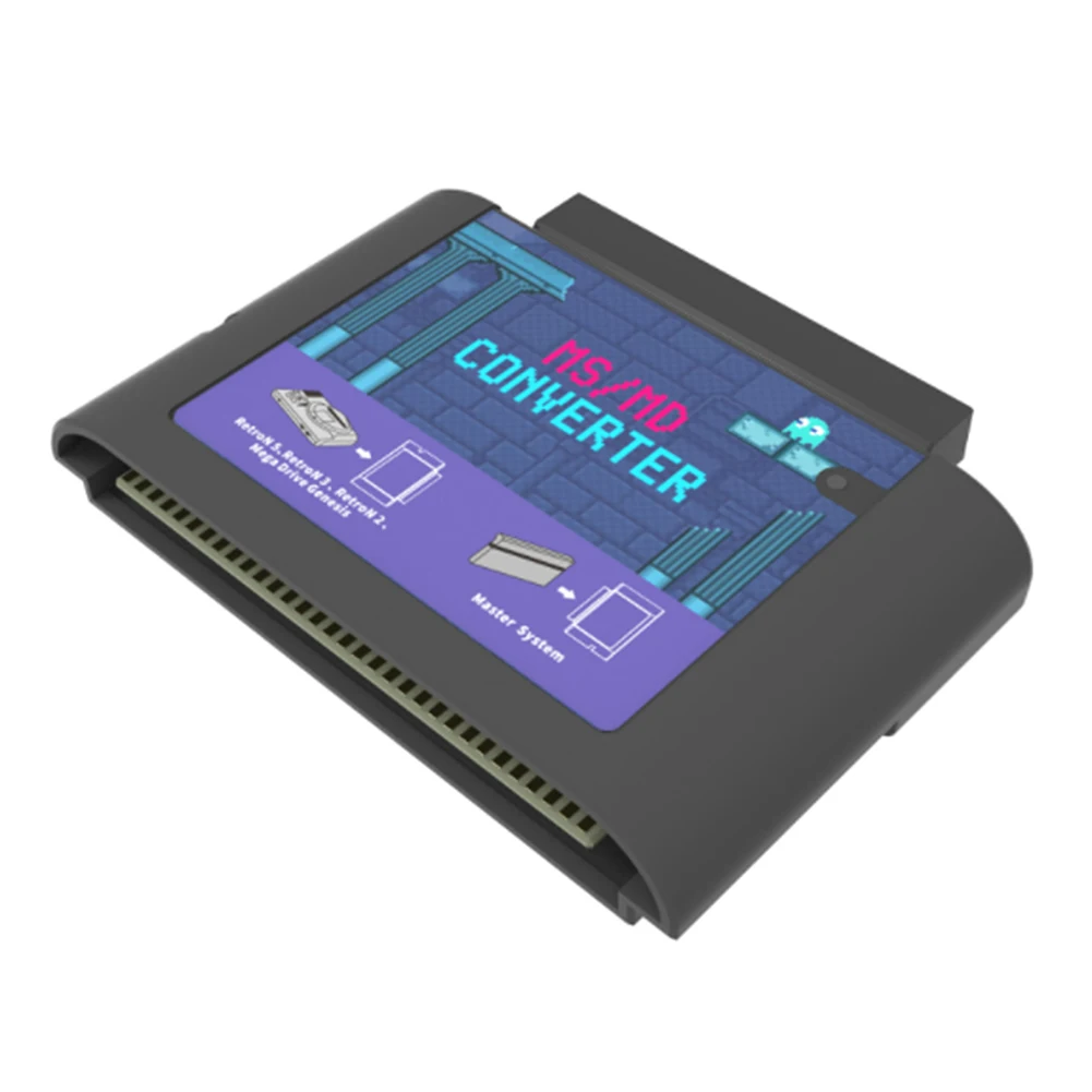 MS إلى MD لعبة الموقد بطاقة بطاقة الألعاب محول لعبة الكاتب بطاقة ل SEGA Mega Drive لنظام ماستر ل Megedrive