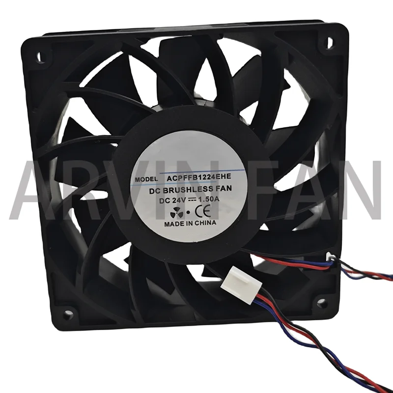 

Brand New Original FFB1224EHE 12cm 12038 120x120x38mm DC24V 1.50A High Speed Inverter Cooling Fan