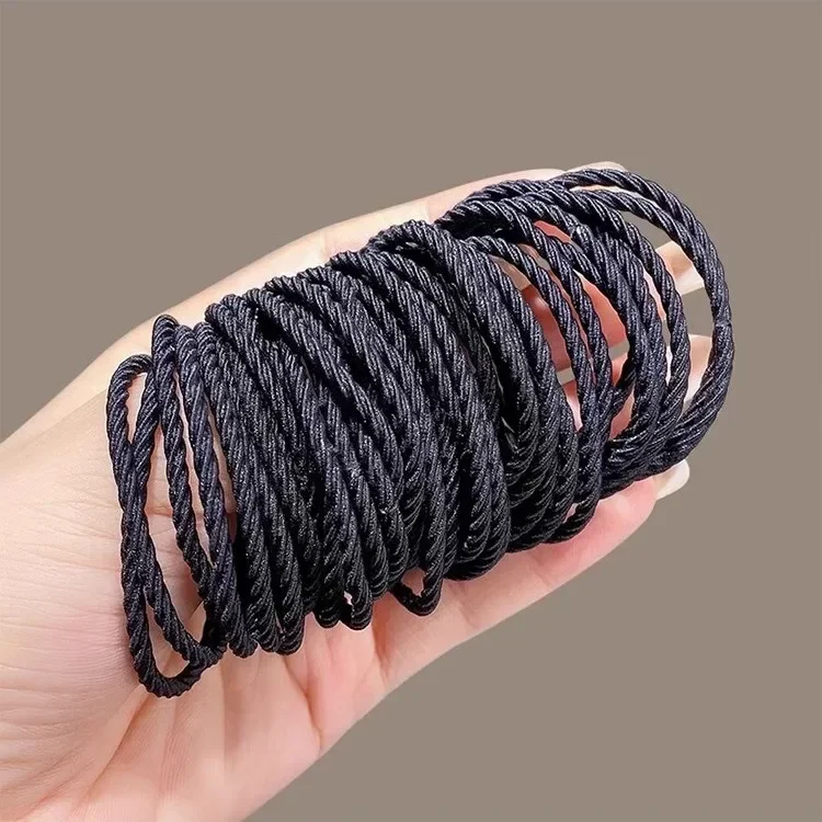 100pcs/lot Hair bands Solid Color Elastic Rubber Band Hair band Headband Scrunchie Hair Accessories