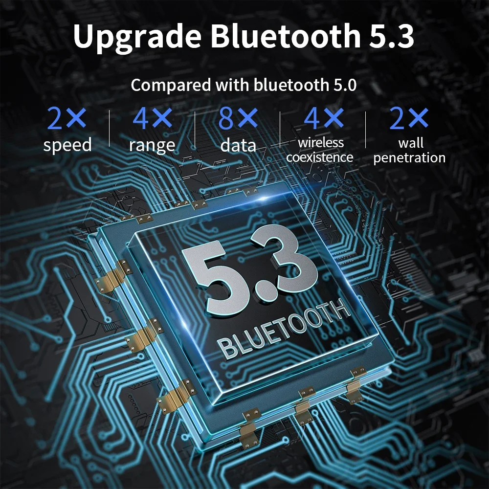 USBアダプター,ワイヤレススピーカーフォン用5.3 5.1,Bluetoothドングル,Bluetooth 5.0レシーバー