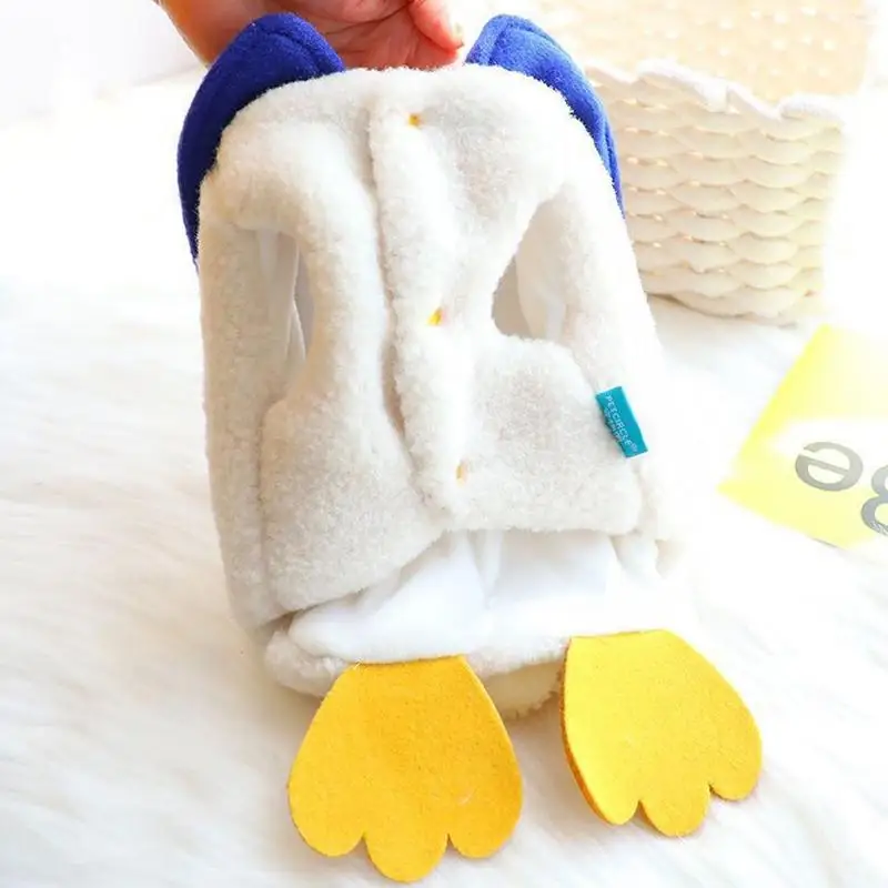 Pets Funny Role Play Costume Cute Autumn Winter Pet Coat Cartoon Hoodie Dog Halloween Duck Cosplay Uniform Halloween Cosplay