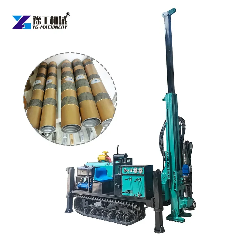 Crawler Pneumatic Rock Drilling Rig Deep Hole Drilling Rig Top Drive Mechanical Hydraulic Rotary Drilling Rig