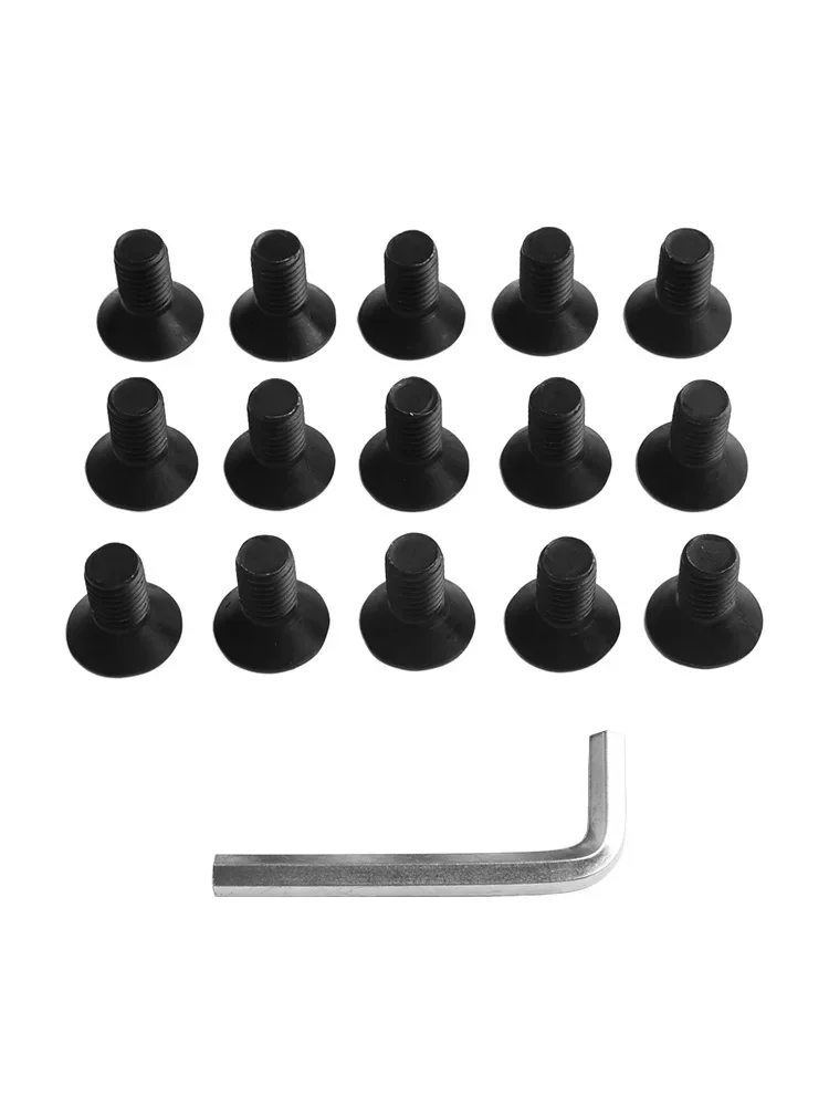 

15 шт. винты с головкой триммера, насадка для кустореза с 1 гаечным ключом для эффективной обрезки травы, садовые инструменты