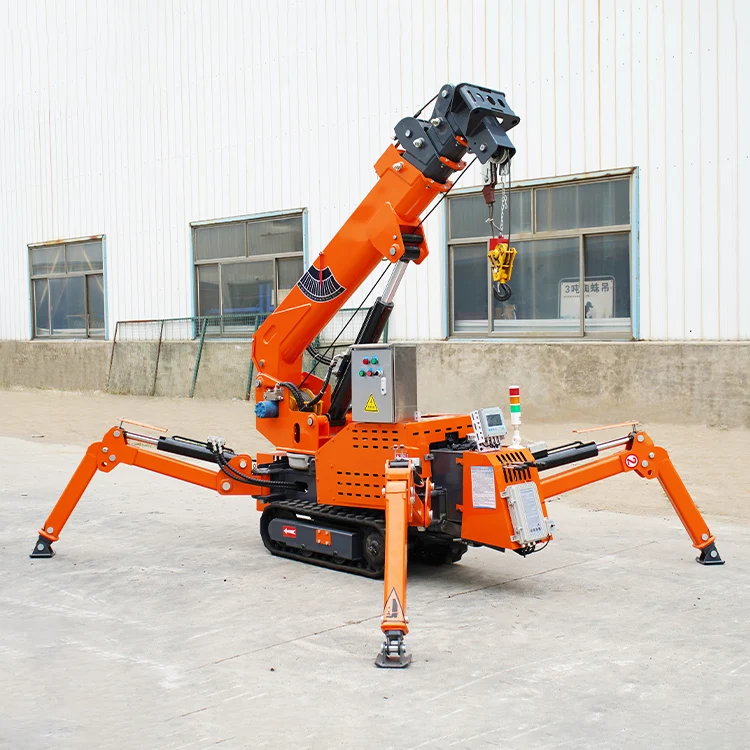 

Versatile Tracked Spider Crane and Lift, 3/5/8/10T Configuration Options 9.2m-18m Height Range for Multi-Scenario Applications
