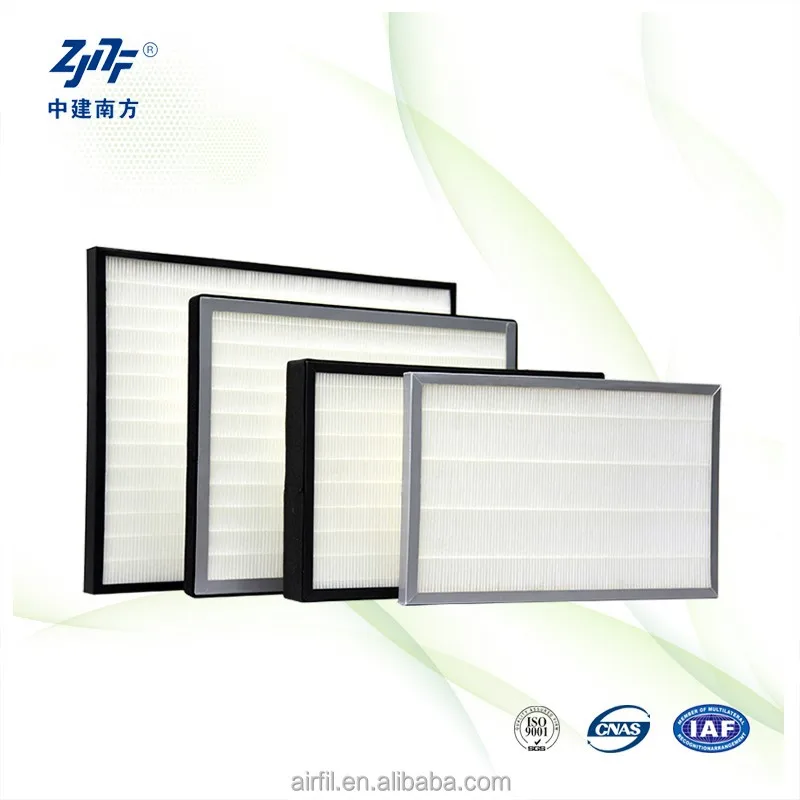 Customized Air Purifier Replacement 16x20x4 20x25x4 Inch Metal Frame Deep Pleated H13 H14 HEPA Air Filter