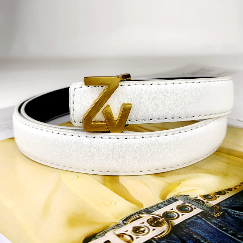 حزام خصر نسائي بإبزيم زدف، فاخر خفيف، بسيط وراقي، متعدد الاستخدامات، حزام خصر نسائي متوفر في المخزون، شعبي عبر الحدود