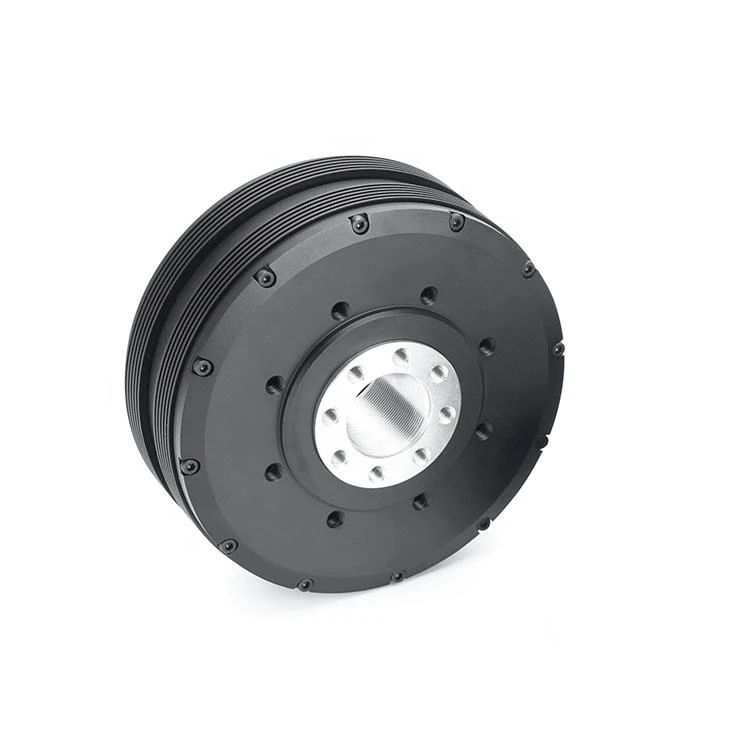 Faradyi Nieuwe Motor PM120 24V 270RPM 6N.m Dual Shaft DC Motor met Slip Ring en Encoder voor robot Arm Joint/UAV PTZ