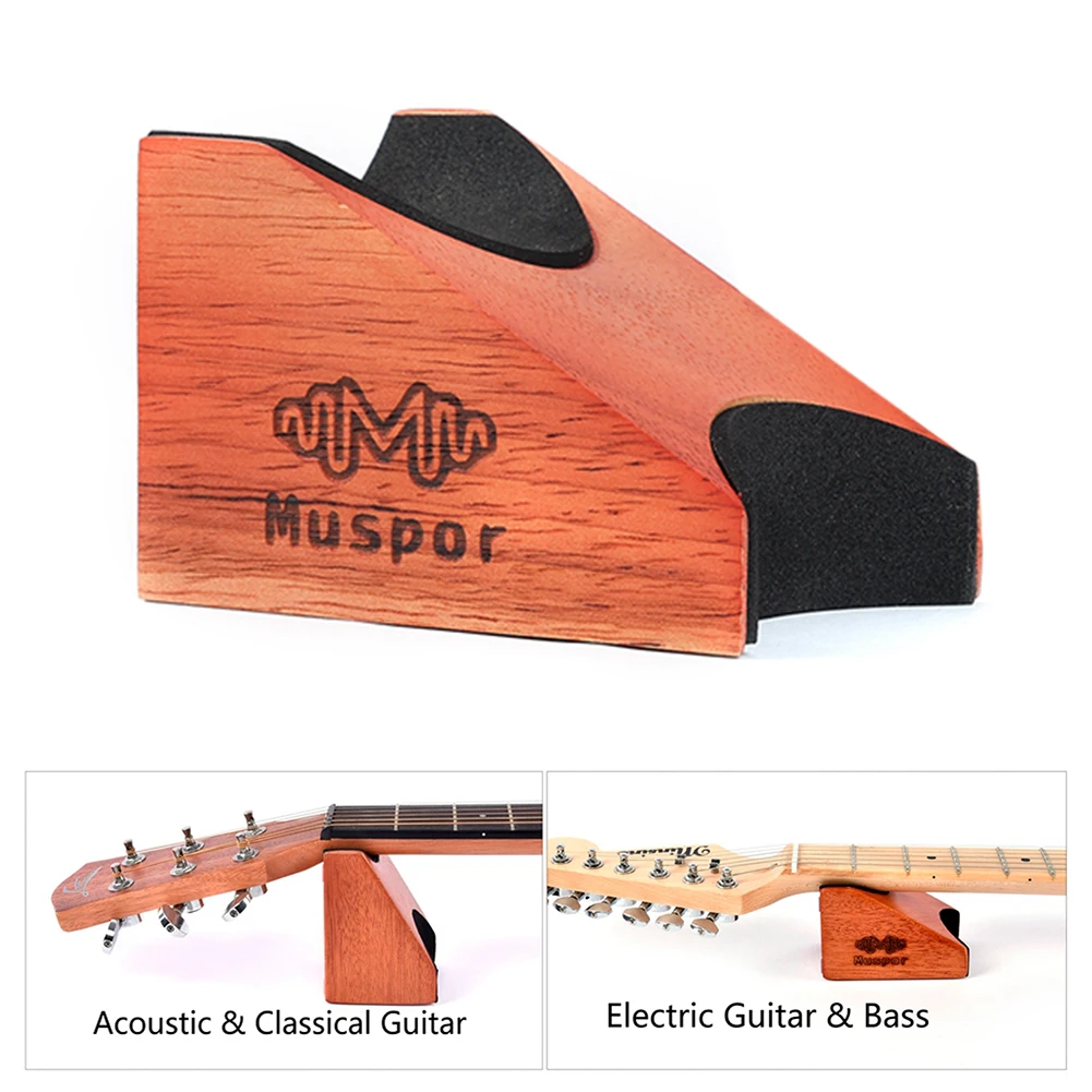 Guitar Neck Rest Universal Guitar Cradle Support Anti Slip String Instrument Stand for Electric Acoustic Bass Mandolin