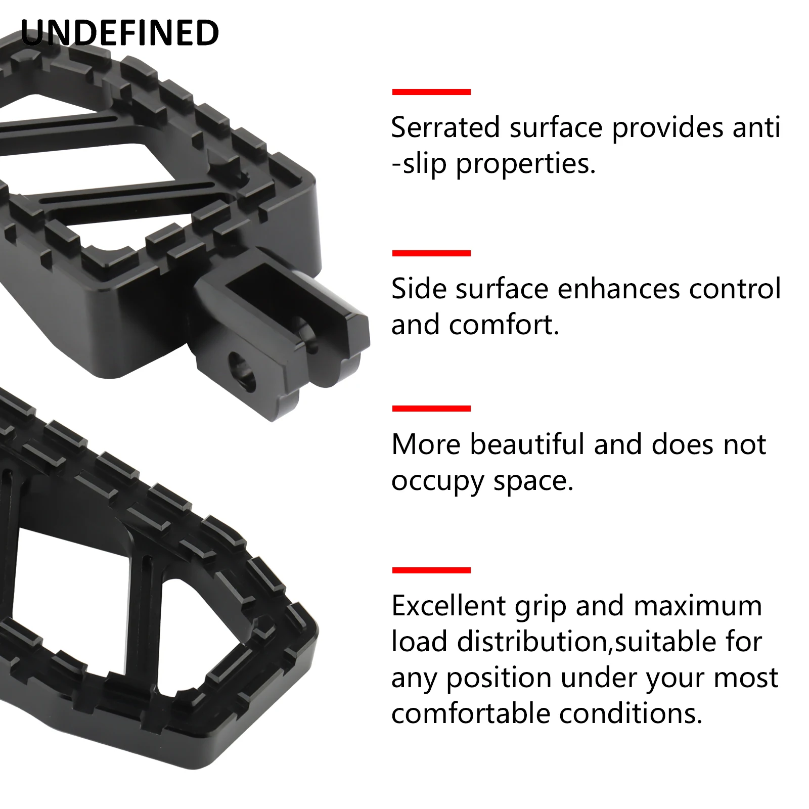 Front Foot Pegs Riot Footrest Pedal For Harley Softail FLDE Deluxe FLHC Heritage Classic FLSB Sport Glide FXBR Breakout 18-2023 view 5