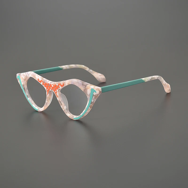 

Fashion Cat Ears Glasses Frame for Women Myopia Prescription Custom Lens Personalized Eyewear Acetate Reading Optical Eyeglasses