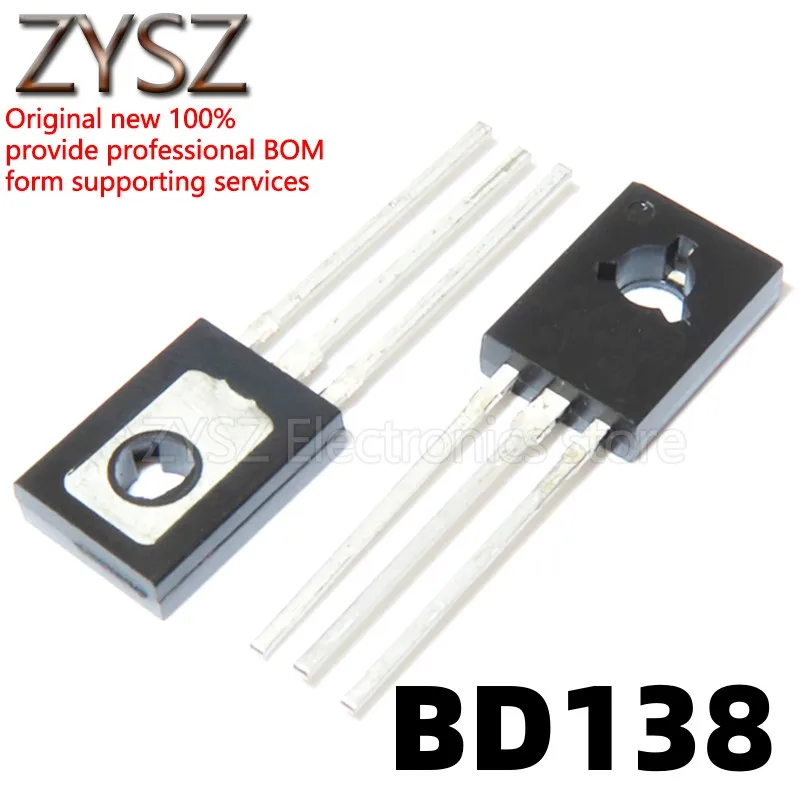 1PCS BD138 in-line TO-126 60V 1.5A PNP power transistor triode