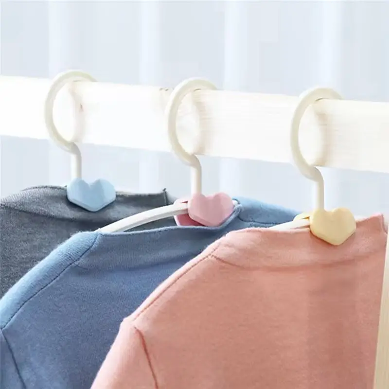 Picture 6: A84X-36Pcs Love Hanger Hook Hanger Hook Thickened Storage Space-Saving Multi-Layer Hook Hanger Hook In Series