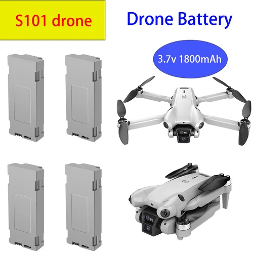 Imagen 1 del producto Batería S101 Drone Original 3,7 V 1800mah batería Lipo para S101Max Drone RC Quadcopter helicóptero accesorios piezas de Dron
