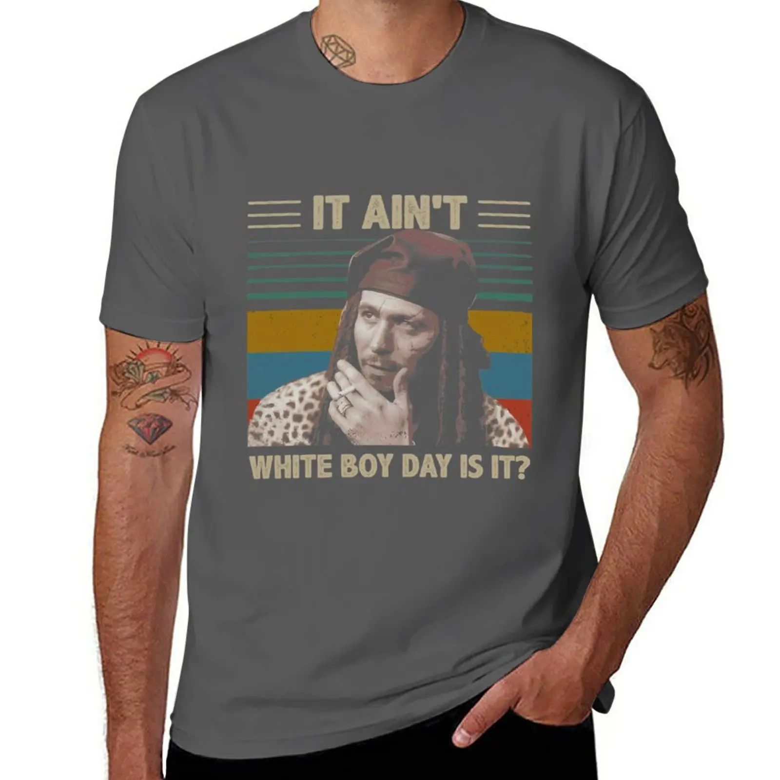 

New Drexl Spivey Lovers It Ain't White Boy Day is It Vintage True Romance Lovers Trending Tshirt| Gift shirt T-Shirt
