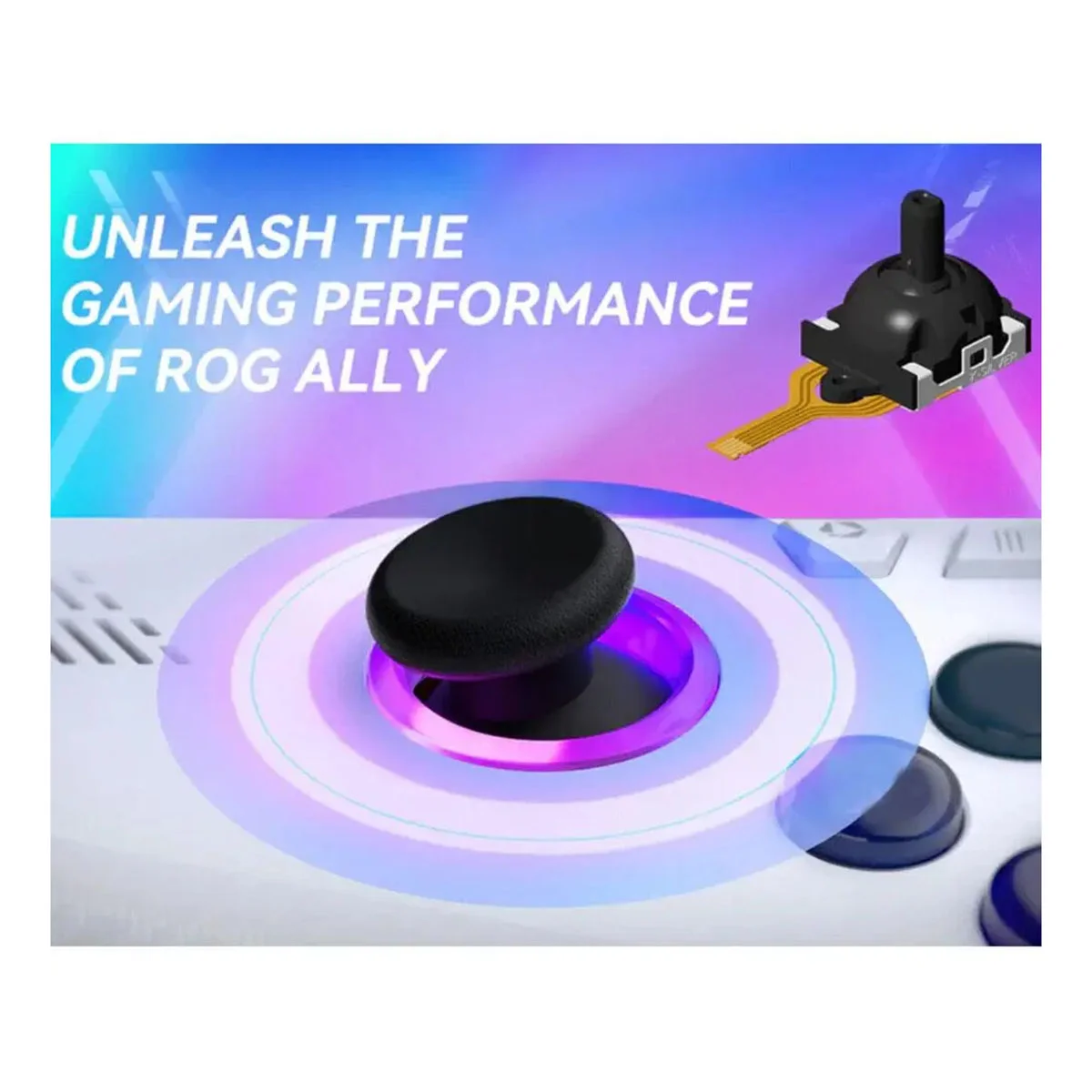 عصا تحكم بديلة من Rog ally لوحدة تحكم ألعاب rog ally ، ملحقات ، قطعتين