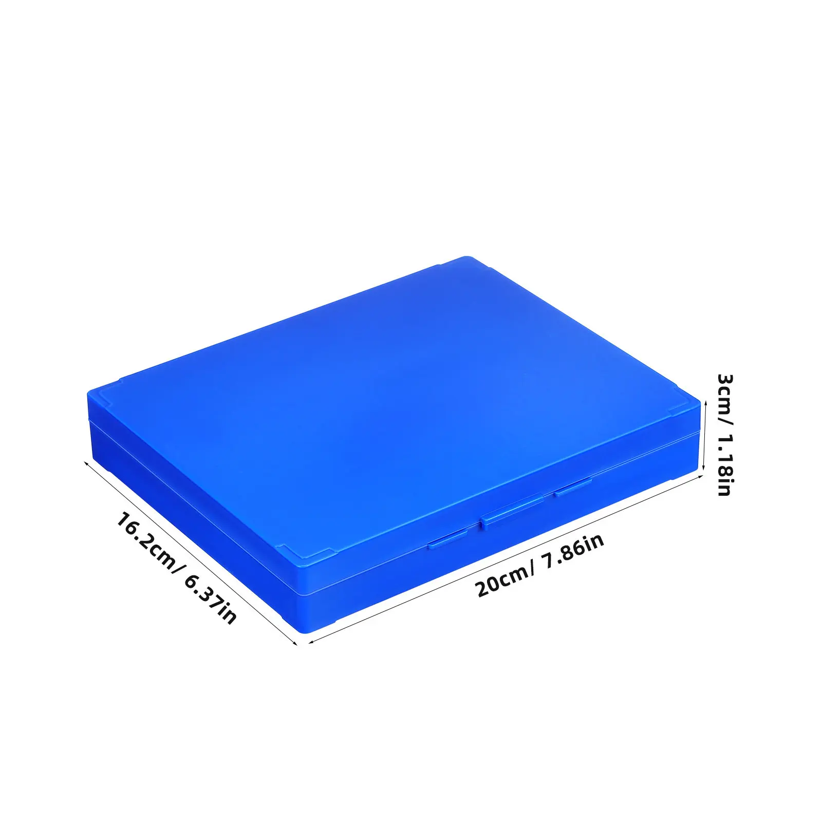 Microscope Slide Storage Box Plastic 100-Place Numbered Slot Pathology Slide Organizer Laboratory Storage Solution