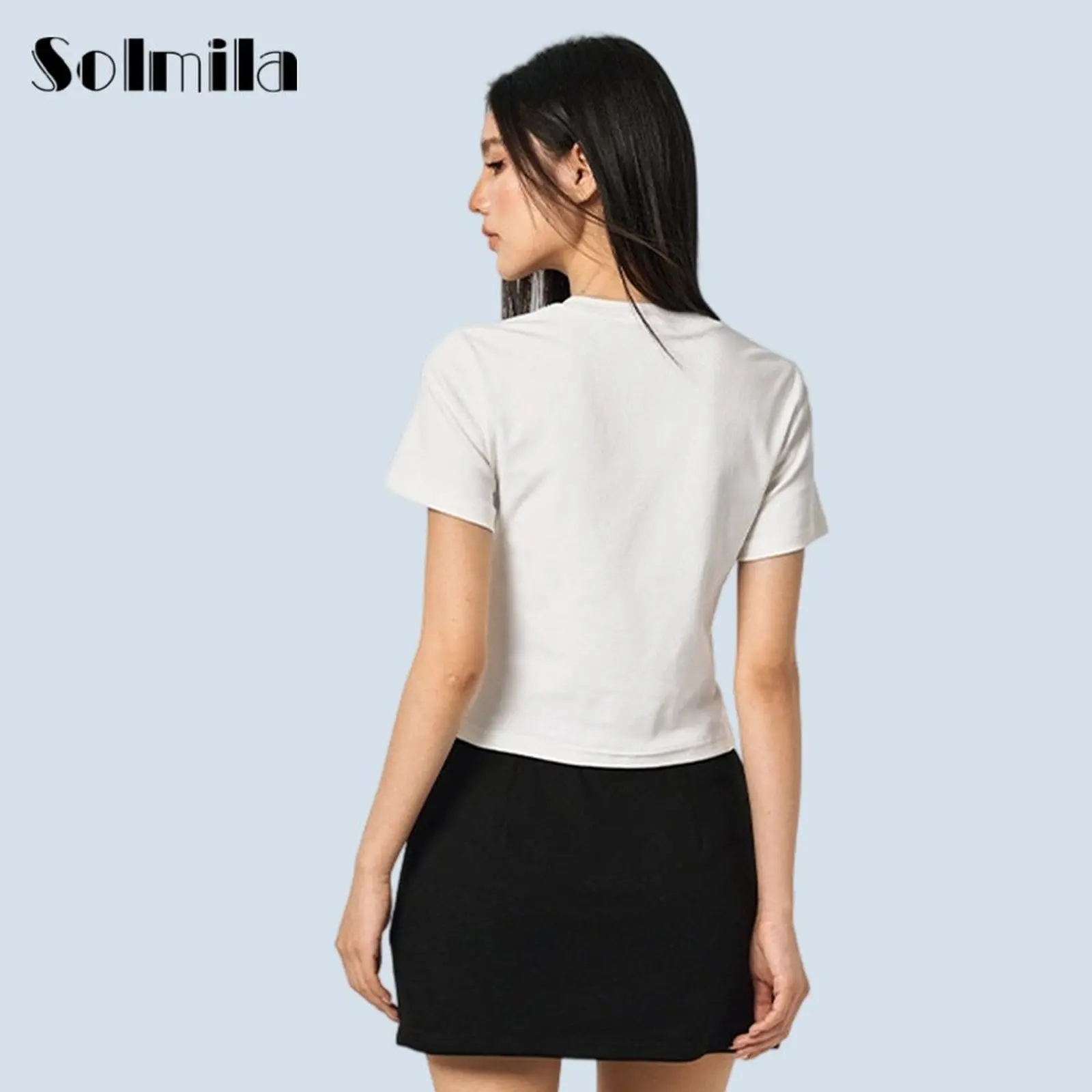 95 Polyester 5 Spandex Basic Round Neck Tee For Daily Wear Medium Stretch Fabric For Daily Use Basic Stylish T-shirt