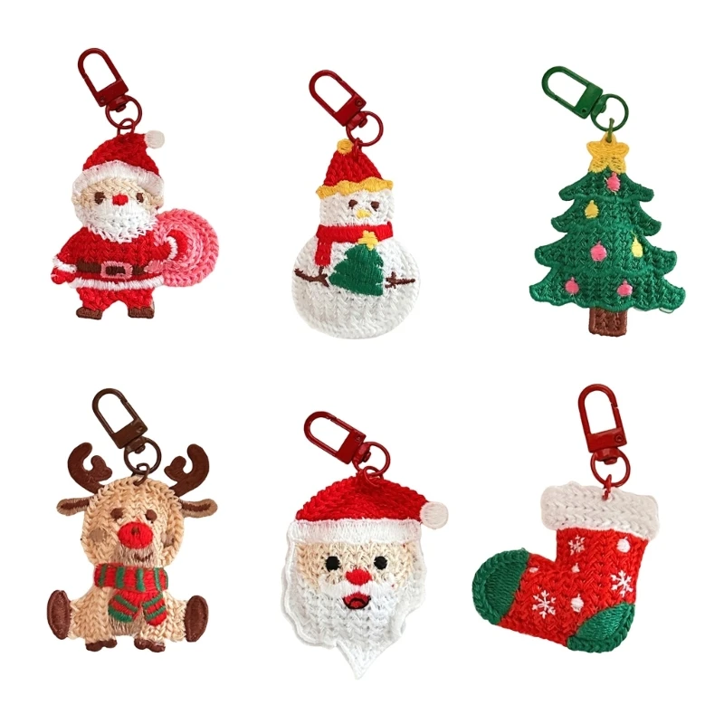 Interactively Ornaments Christmas Pendant Christmas Keychains Decoration