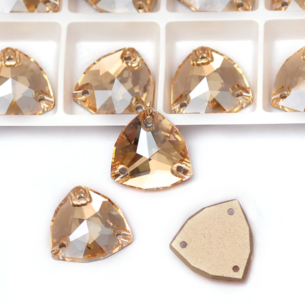 Mix Colors Crystal Trilliant Strass Sew on Stones K9 Glass Crystal Craft Sewing Rhinestones for Wedding Dresses Decoration