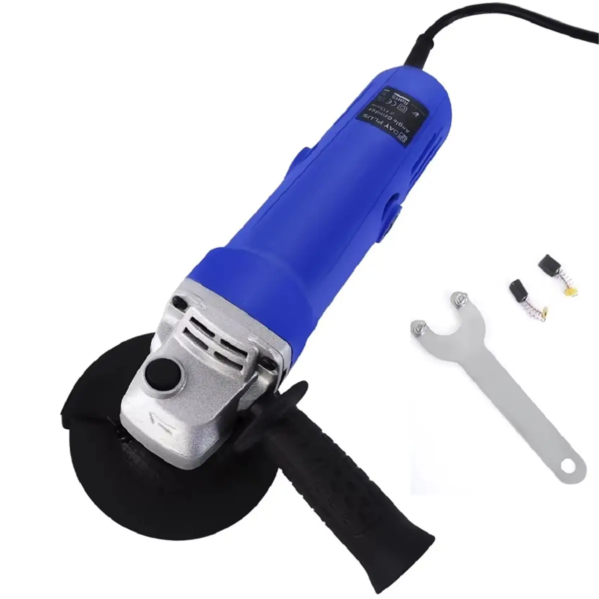 A684P ~2000W Electric Angle Grinder,12000 RPM with Wheel Guard,115mm Disc Heavy Duty Cutting Grinding US