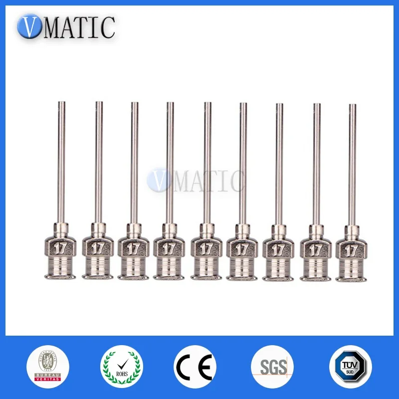 Gratis Verzending 12 Stuks 1 Inch Tip Lengte 17G Metal Rvs Liquid Dispenser Naalden