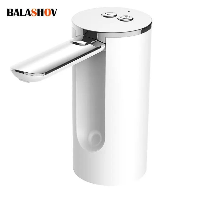 Bottled Water Pump Automatic USB Rechargeable Water Bottled Pump Folding Intelligent Quantitative Water Dispenser Pump Foy Home