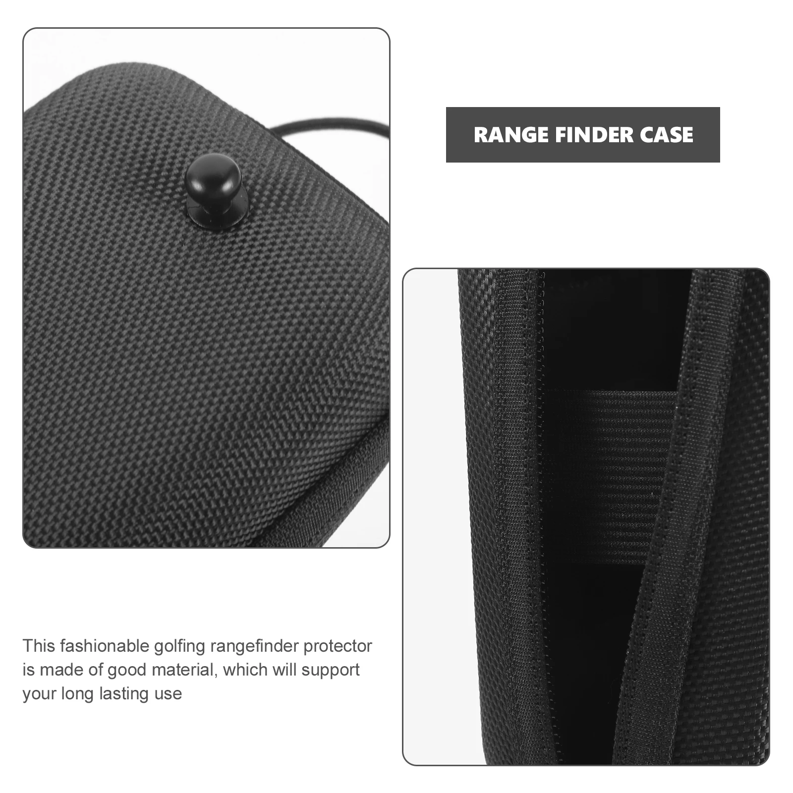 

Сумка для хранения дальномера для гольфа, противоударный портативный маленький чехол, легкий черный цвет, аксессуары для оборудования для гольфа
