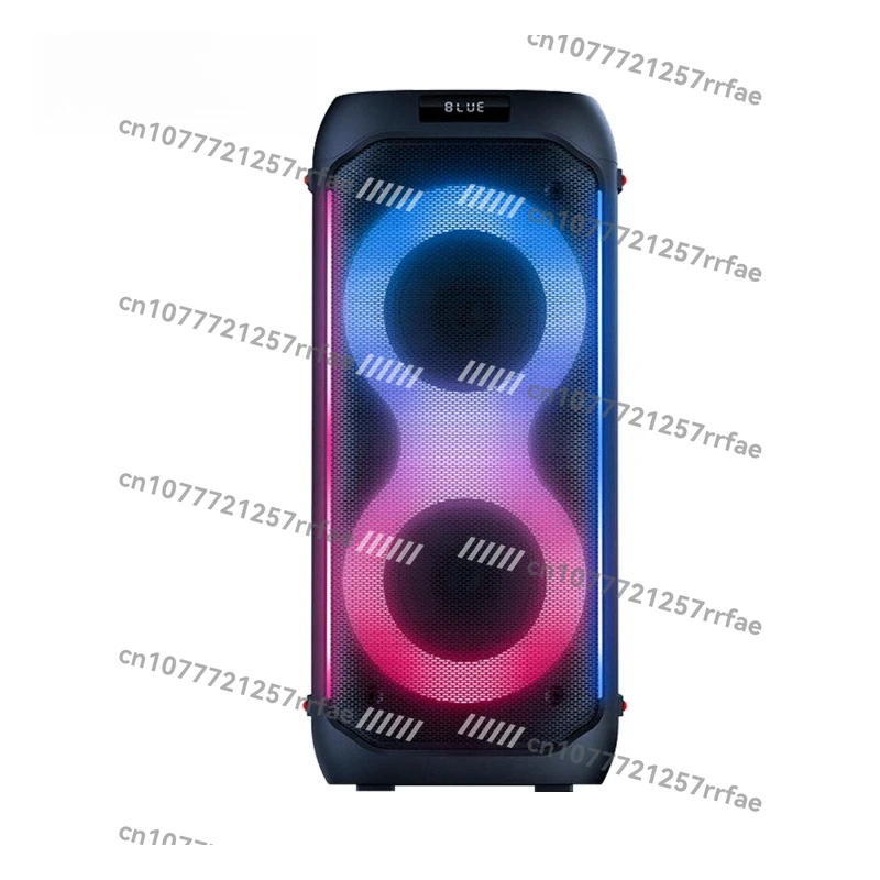 Dual 8-inch long standby party speakers