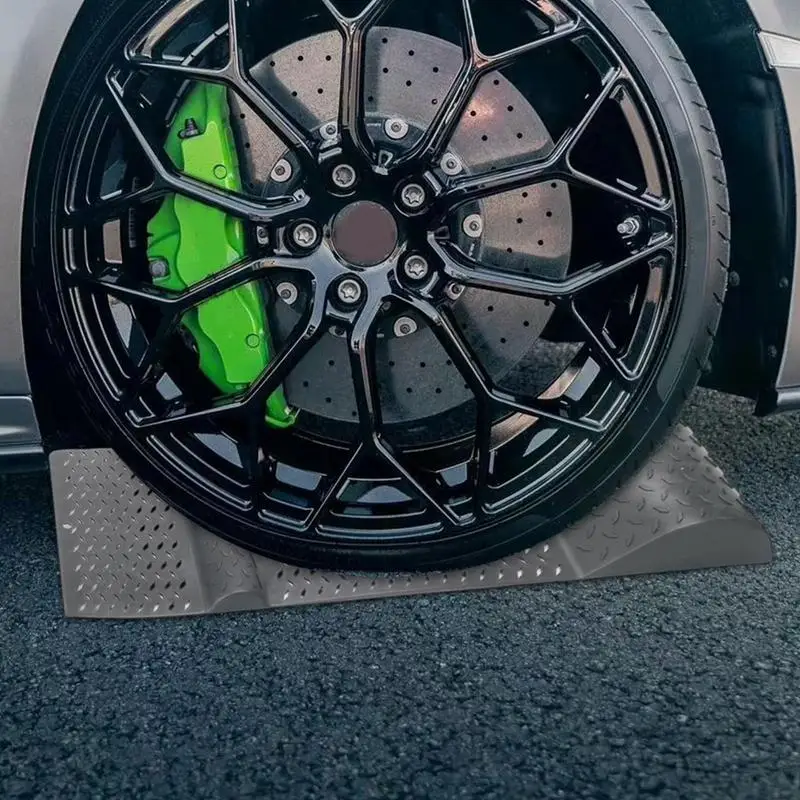 Parking Stopper Mat Car Garage Floor Stop Aid Truck Trailer Parking Guide Blocks Tire Guides Wheel Tire Pad Positioning Barrier