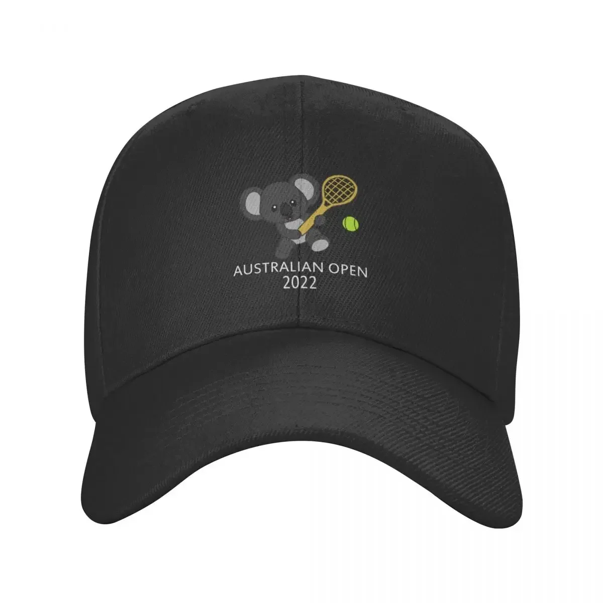 Funny Koala Tennis Australian Open Baseball Cap Trucker Cap Beach Bag Women Caps Men's