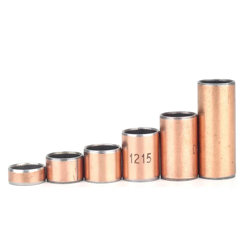1-2Pcs Inner Diameter 45-90mm SF-1 Oil-Free Self-Lubricating Composite Bearing Copper Sleeve Bushing