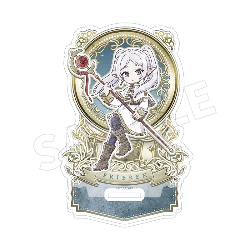 Frieren: Beyond Journey's End Acrylic Mini Stand Figure Stand Plate Cosplay Prop Decor Cartoons Present Friend Keychain